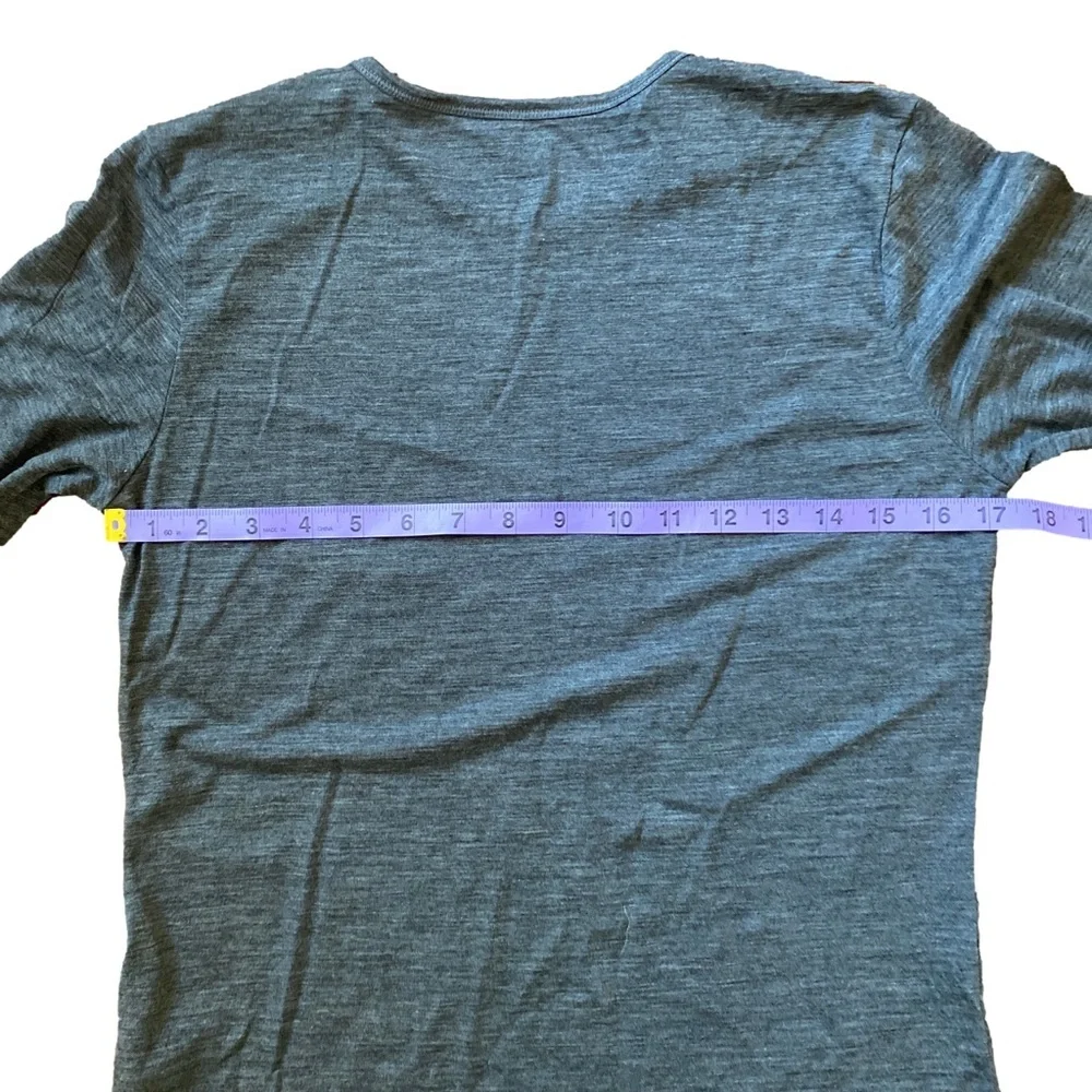 Cloudveil Women’s Heather Gray Long Sleeve Tee Size Small Small Merino Wool - Picture 5 of 6